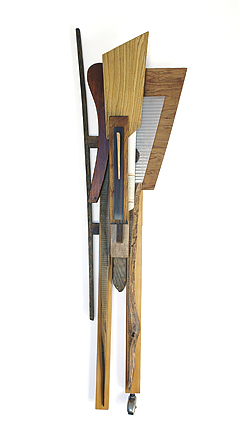 The Hiker,reclaimed materials sculpture 2011, Stephen Rock 